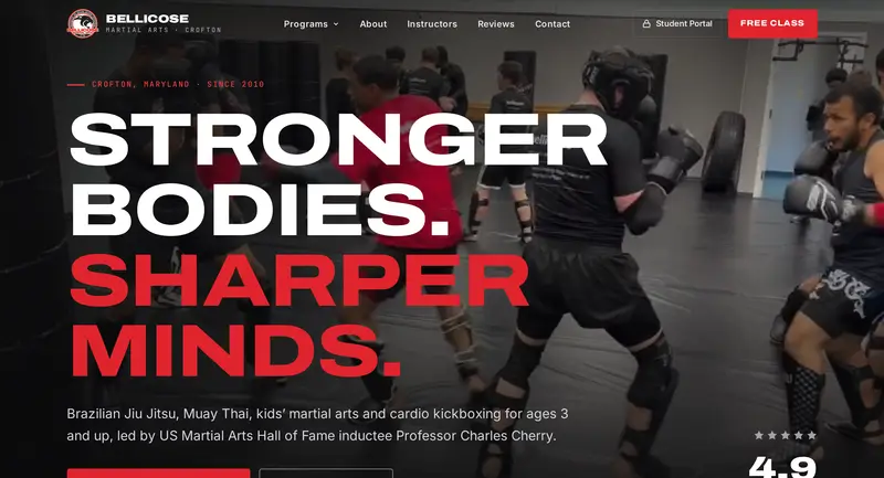 Bellicose Martial Arts website